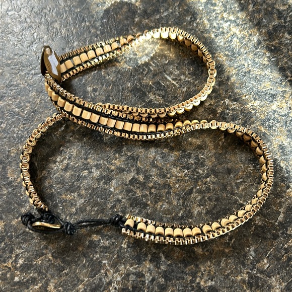 Jenny Bird Gypset Triple Wrap Bracelet 22” - Picture 2 of 5